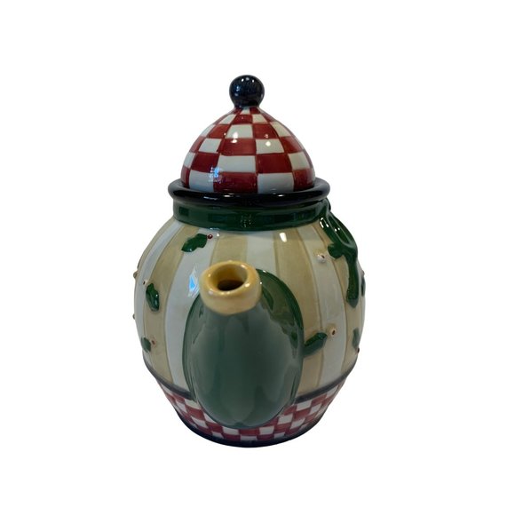 Debbie Mumm Mini Teapot Holly Toss Sakura Collector Series - Picture 5 of 12